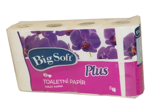 Big Soft Toalettpapir 8 Ruller