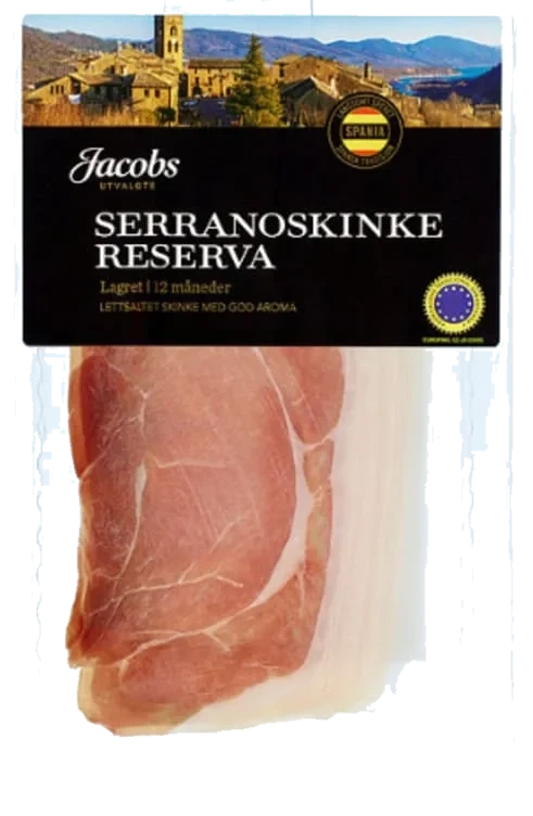 Serranoskinke 80g Jacobs Utvalgte