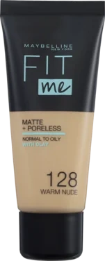 Maybelline New York Fit Me Matte + Poreless Foundation 128 Warm Nude