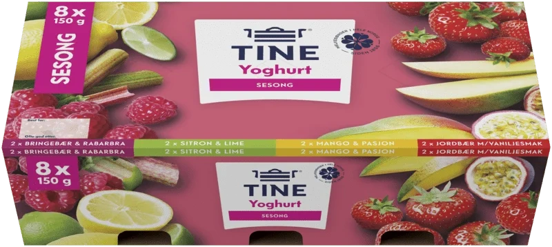 Tine Yoghurt Sesong Vår/sommer 8x150g