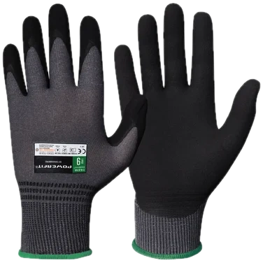 Berøringsskjermkompatible Monteringshansker Powerfit Oeko-tex 100-godkjent Str 9