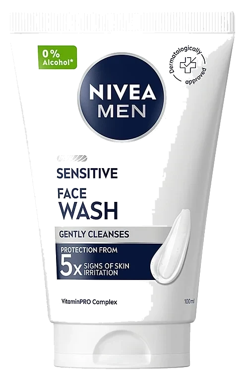 NIVEA MEN Sensitive Face Wash 100 ml