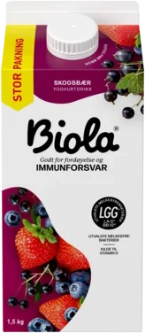 Biola Skogsbær 1500g Tine