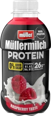Müllermilch Protein Bringebær 400g
