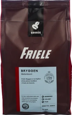 Friele kaffebønner 500 g, Bryggen, Mellombrent