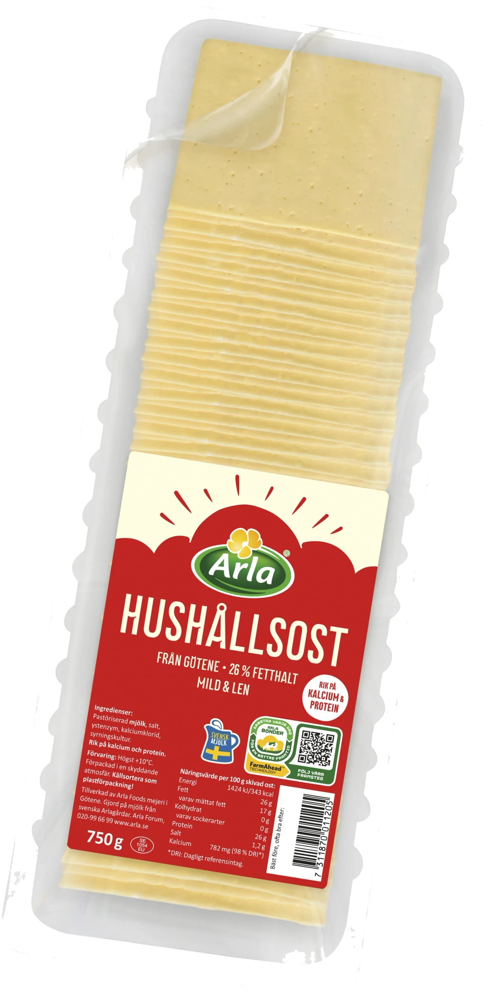 Götene Hushållsost skivad ost
