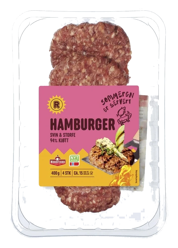 Hamburger storfe/svin