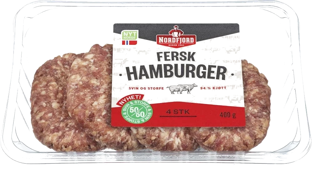 Hamburger storfe/svin