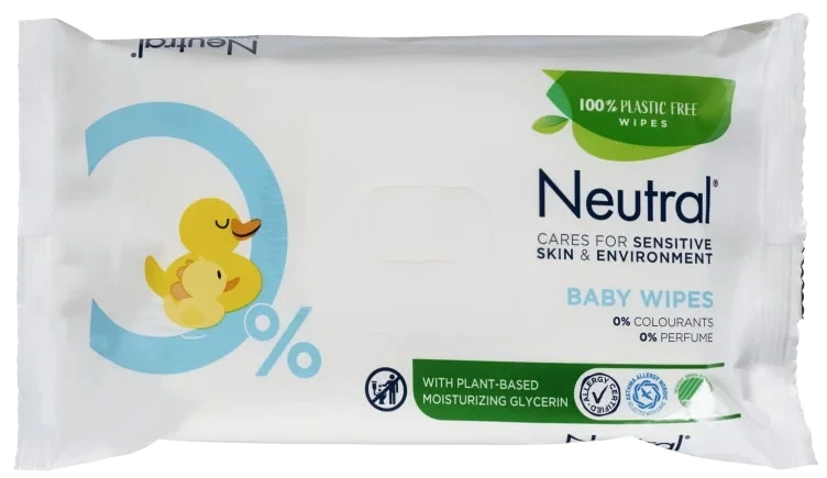 Våtserviett Baby u/Parfyme 52stk Neutral