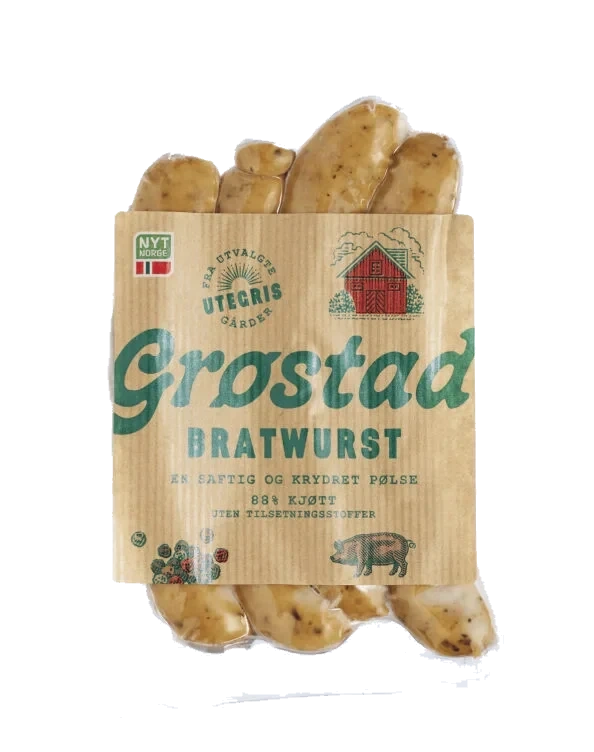 Bratwurst Sous Vide 240g Grøstad