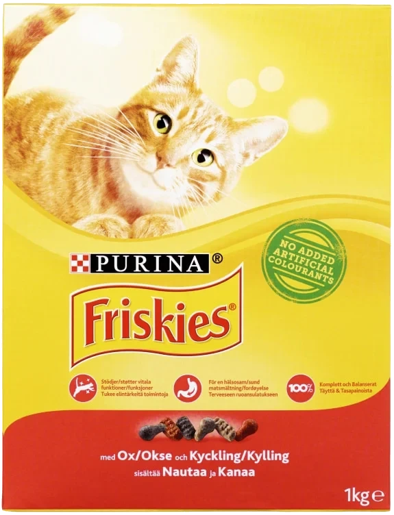 Friskies Okse/kylling/lever 1kg