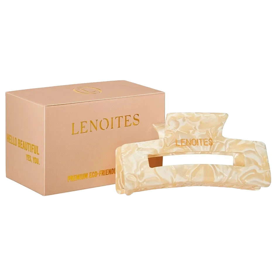 Lenoites Hair Claw Champagne Pearl