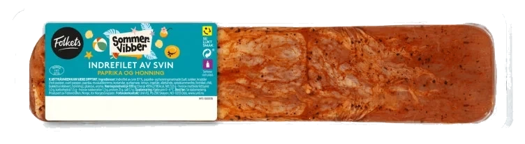 Svin Indrefilet Paprika/Honning ca 500g Folkets
