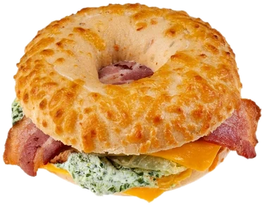 Breakfast Bagel Med Egg Og Bacon 230g