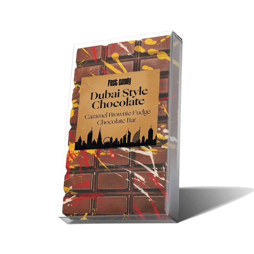 Dubai Style Chocolate Caramel Brownie Fudge 140 g
