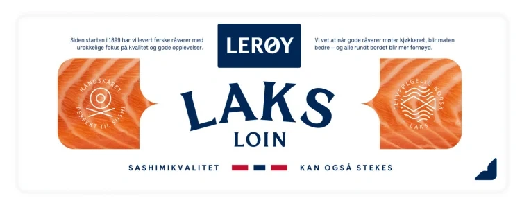 Laks Loin Liten Ca250g Lerøy