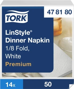 Tork Linstyle Middagsserviett 8f Industrielt Komposterbar