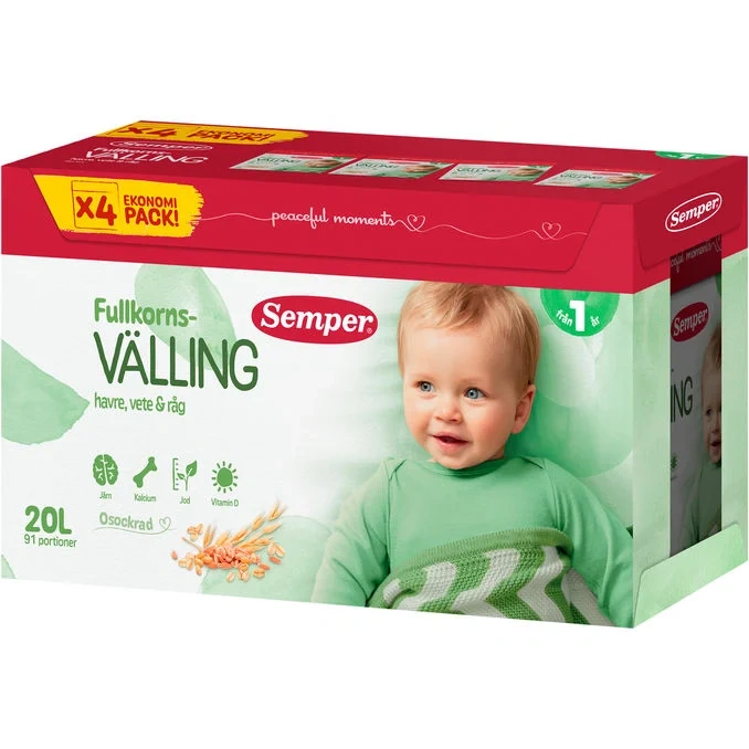 Fullkornsvälling 1 år