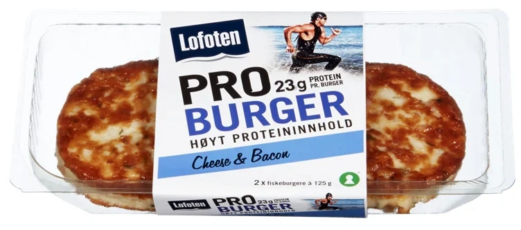 Proburger Cheese&Bacon 2x125g Lofoten