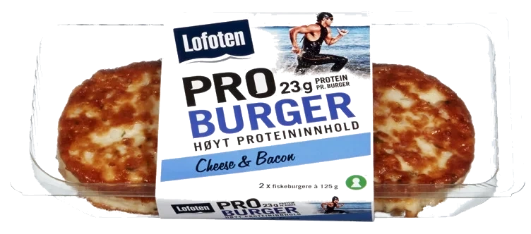 Proburger Cheese&Bacon 2x125g Lofoten