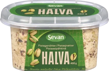 Sevan Halva med Pistasjenøtter 400g