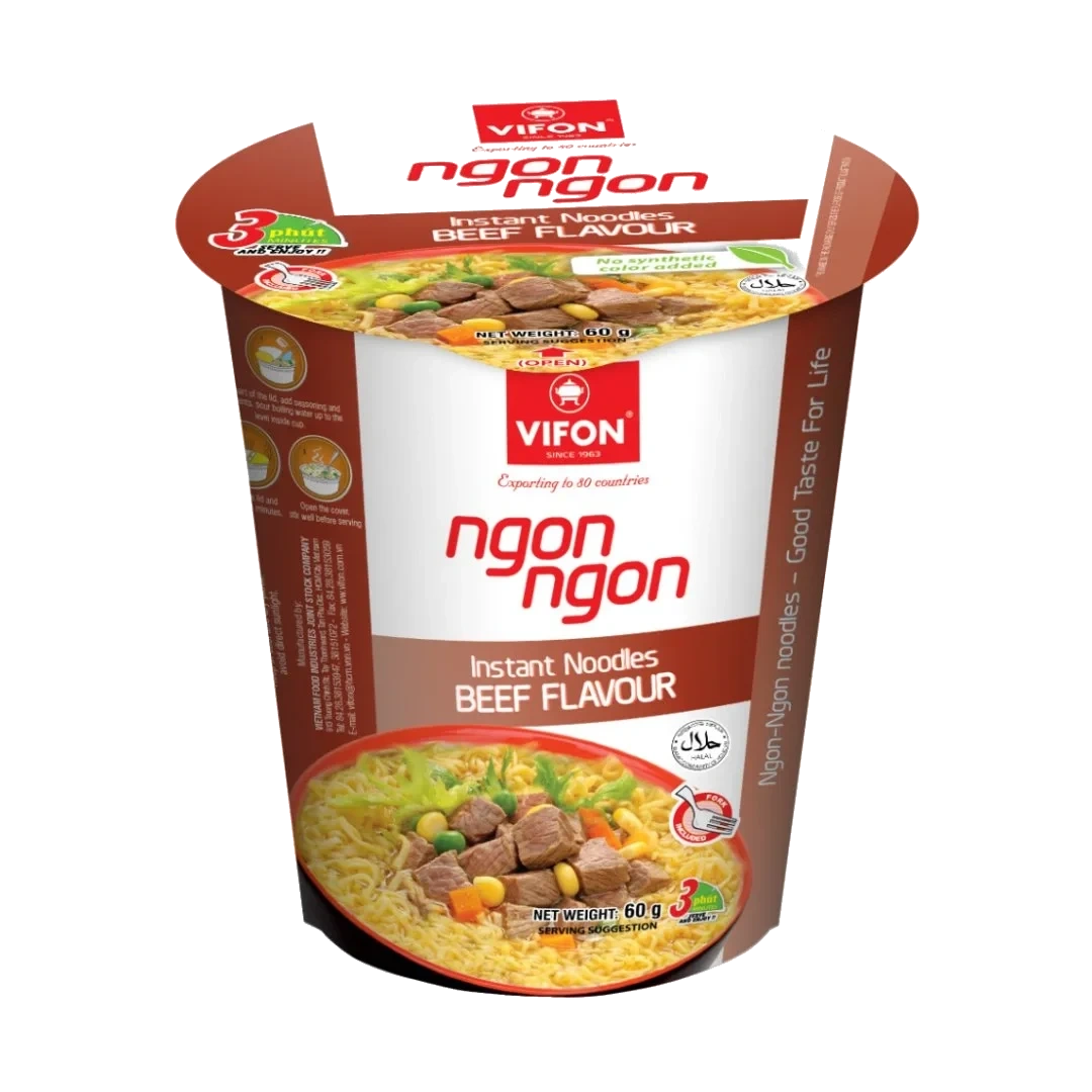VIFON Beef Noodle Cup 60 g
