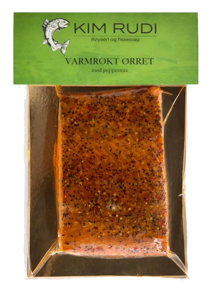 Varmrøkt Ørret med Peppermix
