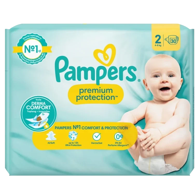 Pampers Premium Protection S2 4-8kg 30stk