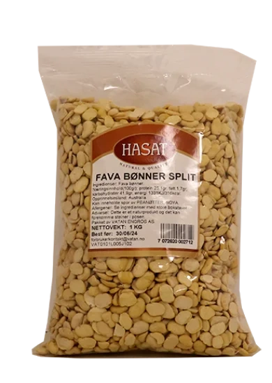 Fava Bønner Split Hasat 1kg