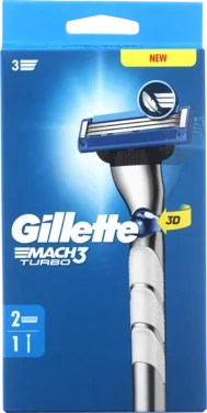 Barberhøvel Mach3 Turbo 2blad