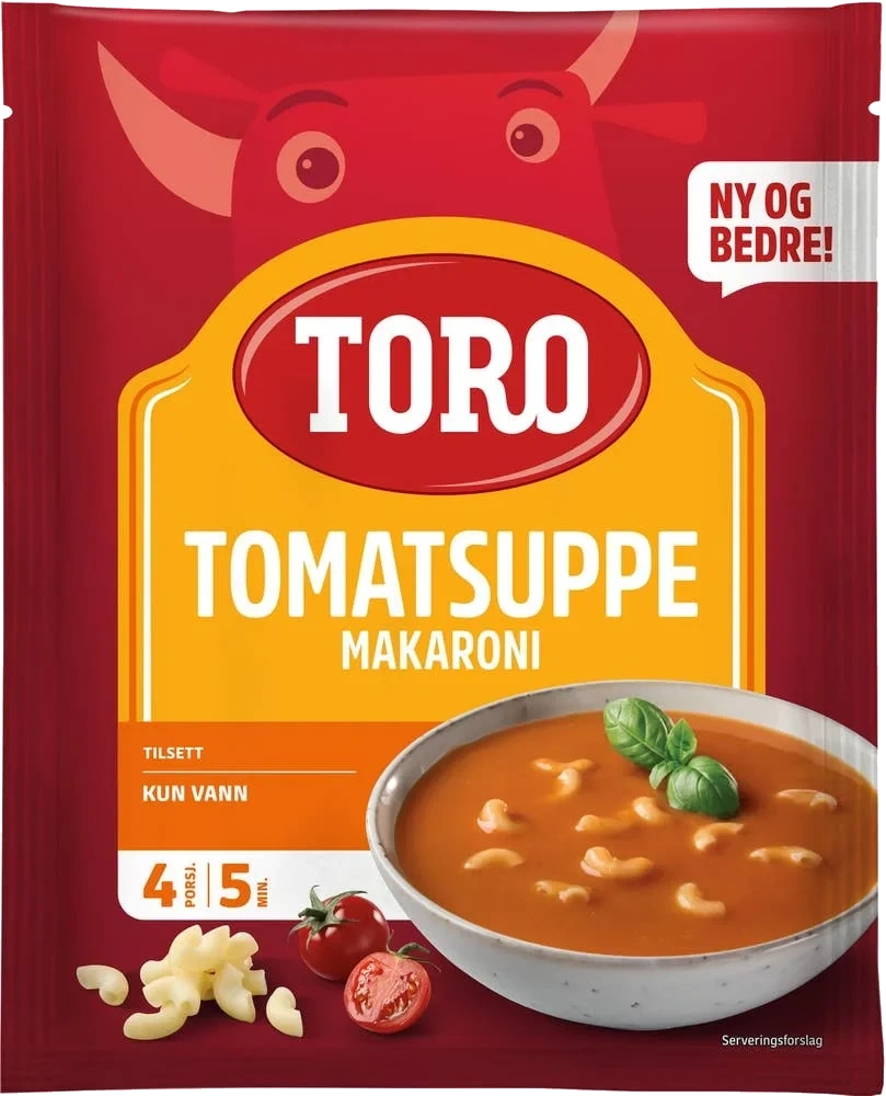 Tomatsuppe med makaroni