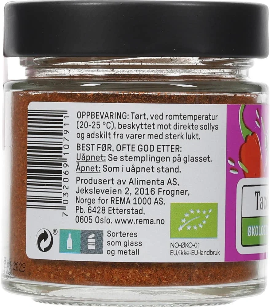 Økologisk tacokrydder