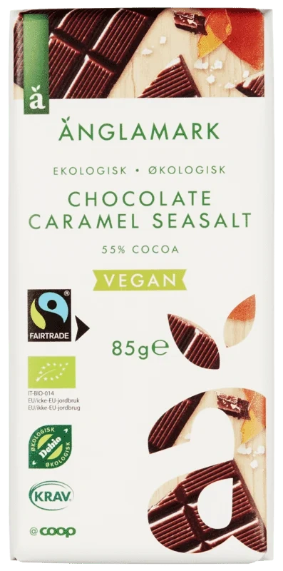 Änglamark Vegansk Sjokolade Karamell/Havsalt
