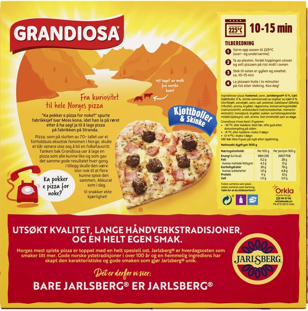 Kjøttboller & skinke