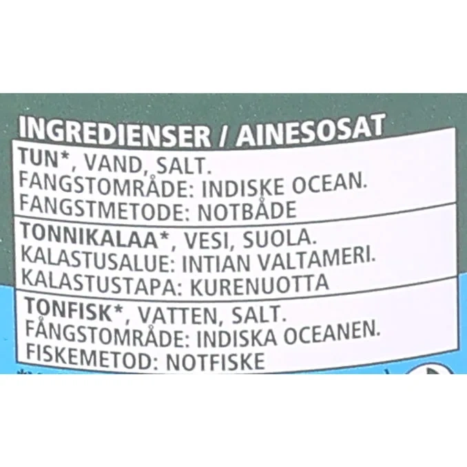 Tonfisk i Vatten