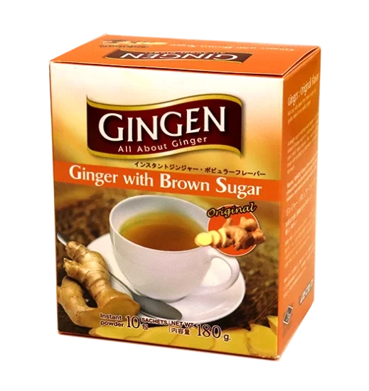 Gingen Ingefærte Brown Sugar 180g