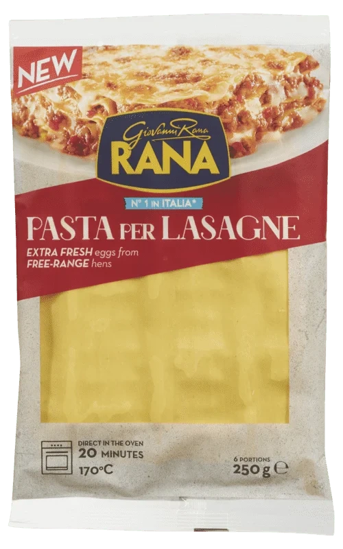 Lasagneplater Fersk 250g Rana
