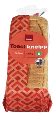 Coop Toast Kneipp Skåret 750g