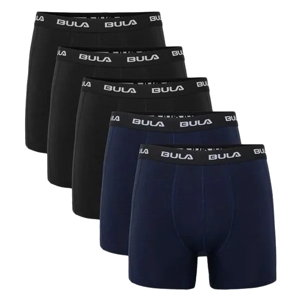 Bula 5-pk Boxers - Black/Navy