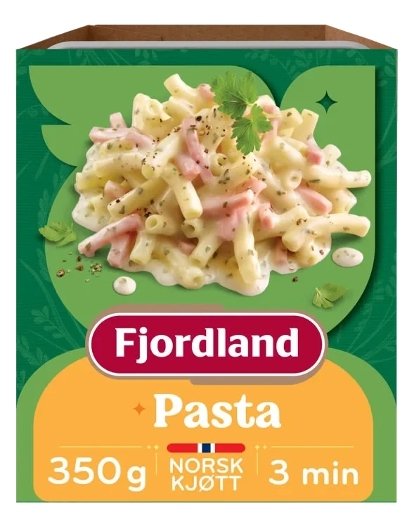 Fjordland Pasta M/ost Og Skinke I Skål 350 G