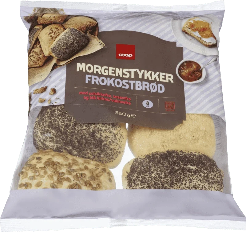 Coop Morgenstykker 8pk 560g