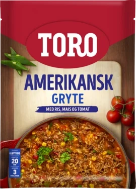 Amerikansk Gryte 187g Toro