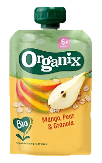 Organix Mango Pære & Granola 100g
