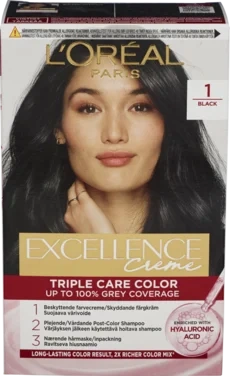 Loreal Paris Excellence Creme Black 1