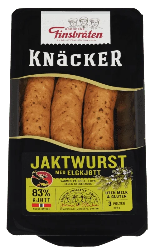 Finsbråten Jaktwurst Knäcker 250g