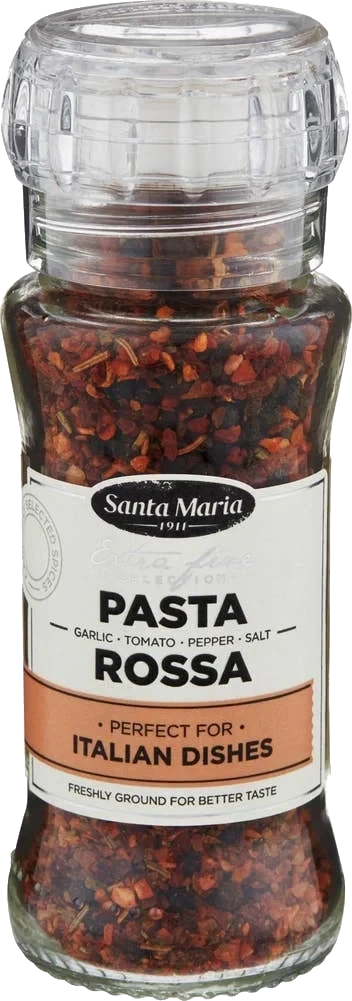 Pasta Rossa Hvitløk, tomat, pepper og salt, 80 g