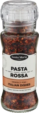 Pasta Rossa Hvitløk, tomat, pepper og salt, 80 g