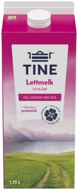 Tine Lettmelk 1% 1,75l