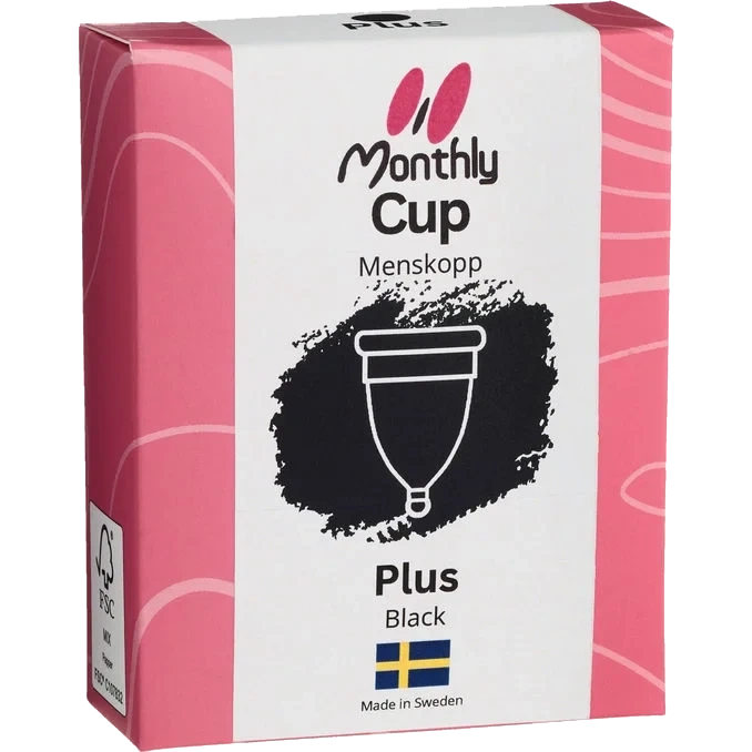 Menskopp Svart Plus