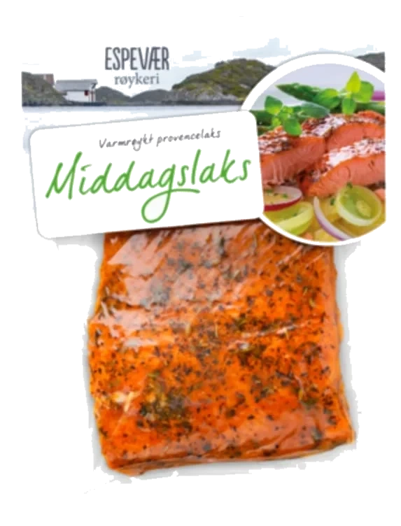 Middagslaks Varmrøykt Ca300g Espevær